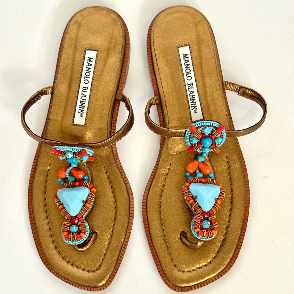 Manolo Blahnik sandals 36 - Picture 2 of 6